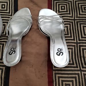 silver shoes for wedding